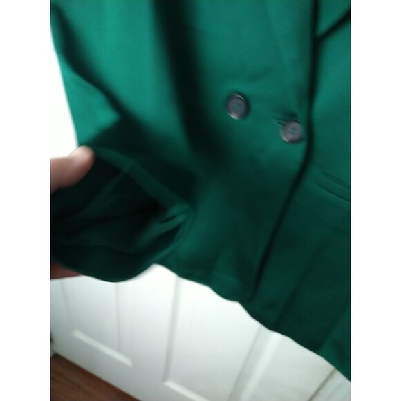 Lucy Paris Woman S Kelly Green Career Blazer Lined Long Sleeve Professional Care - Picture 7 of 10